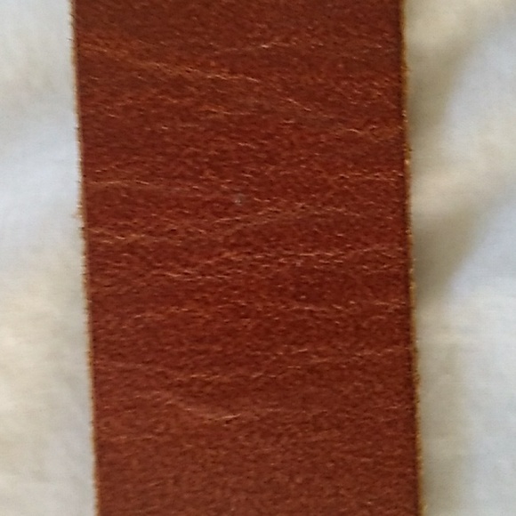 Leather & Raffia buckle belt LG - Picture 5 of 6